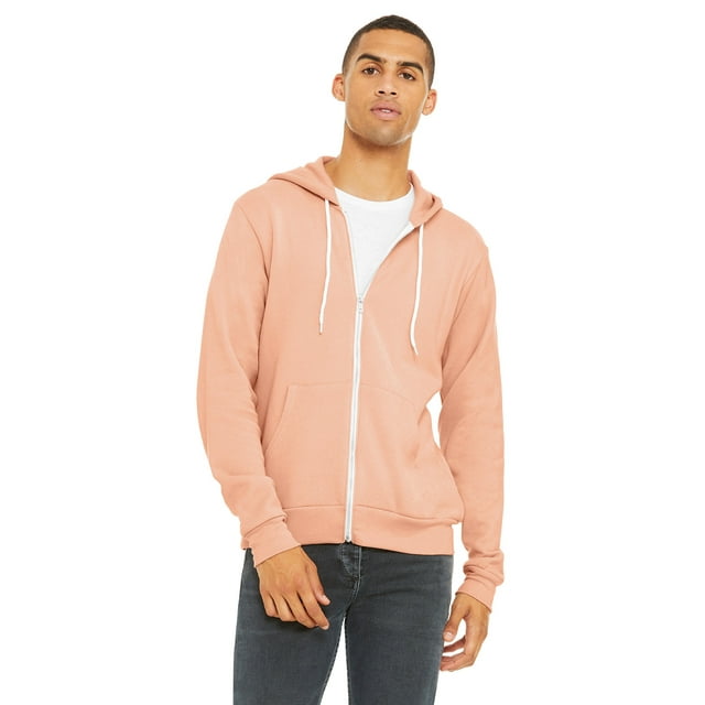 Bella + Canvas Unisex Sponge Fleece Full-Zip Hooded Sweatshirt