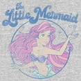 thumbnail image 2 of Men's The Little Mermaid Distressed Ariel Portrait Sweatshirt, 2 of 4