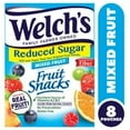 thumbnail image 2 of Welch's Reduced Sugar Mixed Fruit Fruit Snacks 0.8oz Pouches - 8Ct Box(2pack), 2 of 5