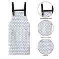 thumbnail image 3 of Delantal floral de 2 uds, delantal de lona impermeable para cocina casera de verano para mujer, Catering, 3 of 5
