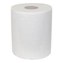 SSBM 8" x 800' 2" Core Hardwound Roll High-Quality Premium White Paper Towel, Superior softness, Highly Absorbent, and Strength, 1 Ply, White, 18 Cases/108 Rolls