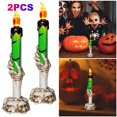 thumbnail image 1 of Lámpara Candelabro LED Accesorios Terror para Halloween Fiesta () Verde, 1 of 5
