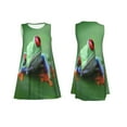 thumbnail image 7 of Fuzoiu Red-Eyed Tree Frog-1 Print Women's Sleeveless Dress,Summer Dresses for Women,Casual Sundresses,Beach Sleeveless T-shirt Swing Dress with Pockets, 7 of 7