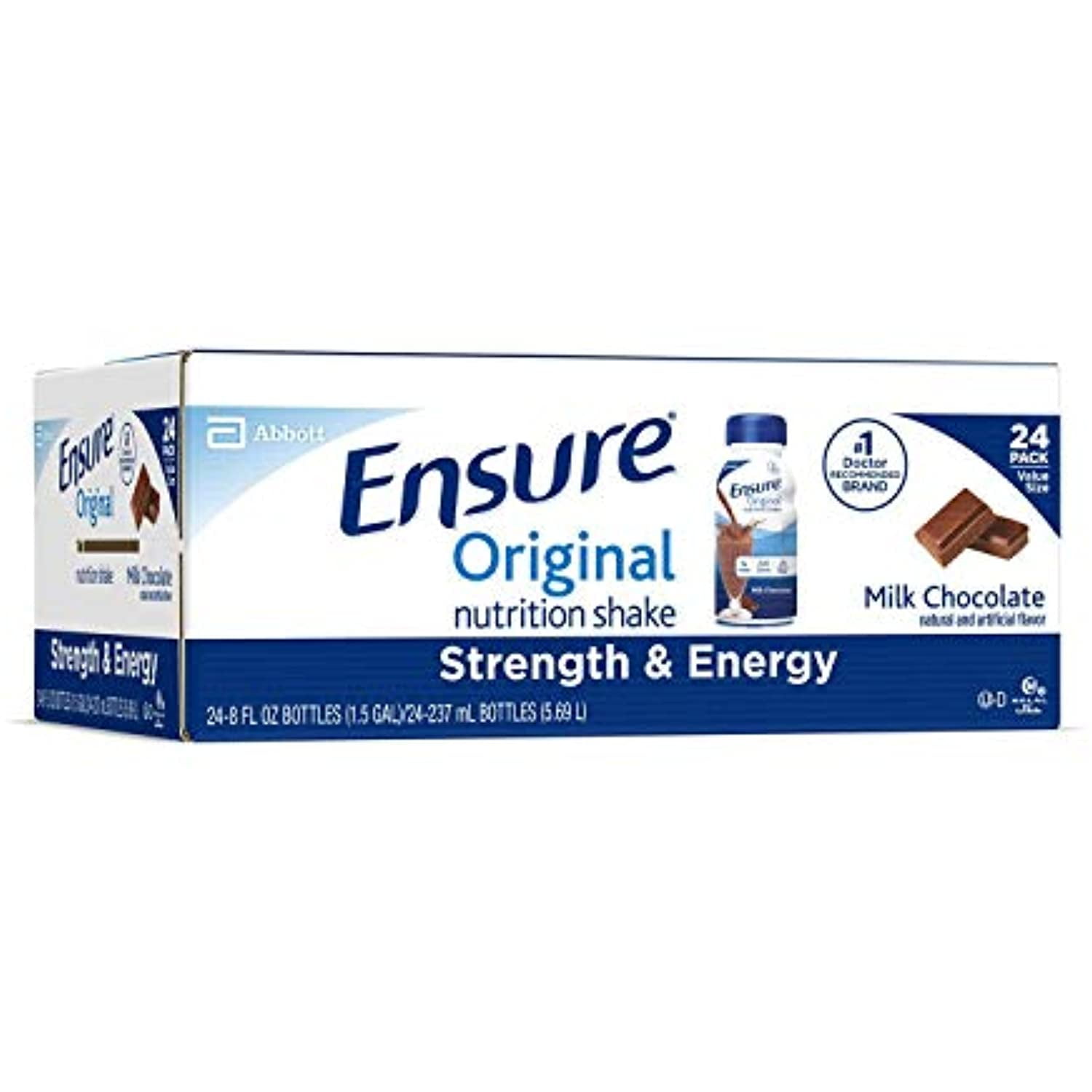 Buy Ensure Original Milk Chocolate, 8 Ounce Recloseable Carton, Abbott