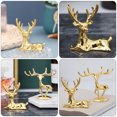 thumbnail image 4 of 2pcs Exquisite Elk Desktop Adornment Tabletop Deer Ornament Delicate Elk Decors, 4 of 8