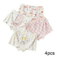 thumbnail image 3 of Esaierr 4PCS 2-13 Years Girls Underwear Pants for Kids Baby,Cute Print Underwear Briefs Cotton Underwear Boxer Briefs, 3 of 6