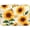 Yellow, variant on Watercolor Sunflowers Dish Drying Mat 16x18 inch Yellow Flower Drying Pad Dish Drainer Mat Protector for Kitchen Countertops Counter