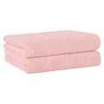 thumbnail image 2 of Authentic Hotel and Spa  Turkish Cotton Bath Mat (Set of 2) Pink, 2 of 5