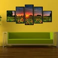 thumbnail image 4 of Pintura al óleo sobre lienzo para pared, imagen de girasoles abstractos, decoración del hogar, sin marco, regalo, tipo 1 5 Piezas sidaley HA003856-01, 4 of 6