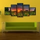 thumbnail image 3 of Pintura al óleo sobre lienzo para pared, imagen de girasoles abstractos, decoración del hogar, sin marco, regalo, tipo 2 5 Piezas tholdsy  HA003856-02, 3 of 6