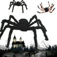 thumbnail image 4 of EIMELI Simulation Spider Decorative Lifelike Plush Prank Spider Funny Toy Halloween Party Decor Style 4 One Size, 4 of 13