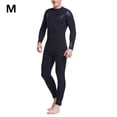 thumbnail image 2 of Traje de buceo Traje de buceo Manga larga Pantalones largos Protección UV Traje de surf para buceo Snorkeling Surfing Natación en agua fría Negro M 5mm Scienceny OD003704-03, 2 of 7