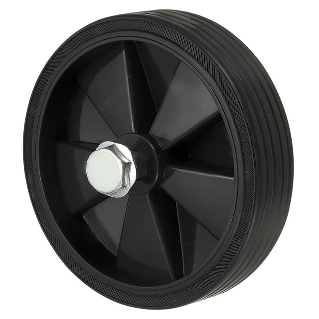 Unique Bargains 5" Universal Air Compressor Wheel with 0.5" Hole for Easy Mobility, Black