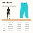 thumbnail image 2 of Salouo Aqua Print Women's Pajama Pants Casual Loose Sweatpants PJs Flowy Pants Drawstring Palazzo for Women Wide Leg Pants Lounge Pajama -, 2 of 8