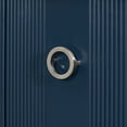 thumbnail image 5 of Vastcury 47.2" Storage Sideboard Cabinet with 3 Acacia Doors, Simple Buffet Cabinet with Metal Handles for Living Room, Navy Blue, 5 of 8
