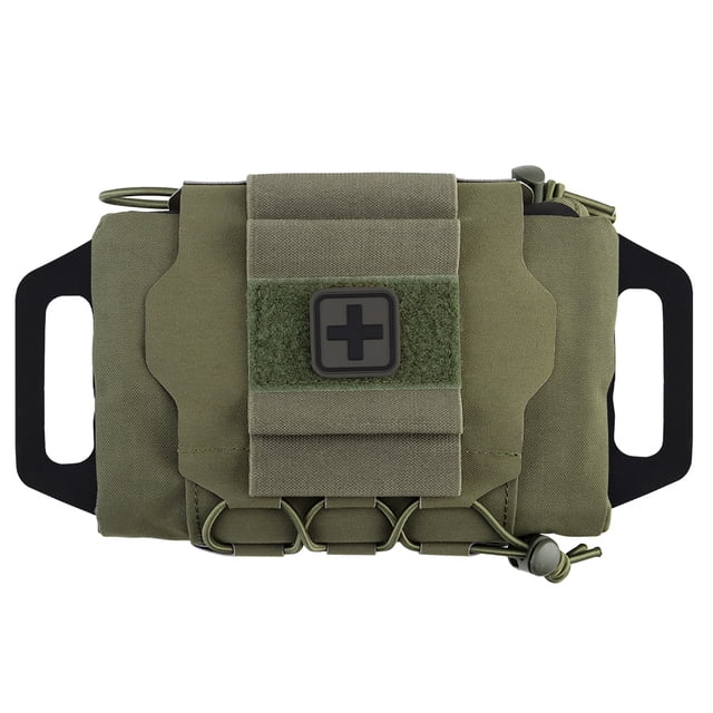 Botiquín de primeros auxilios Molle con agarre Kit de primeros auxilios de supervivencia para actividades de equipo al aire libre