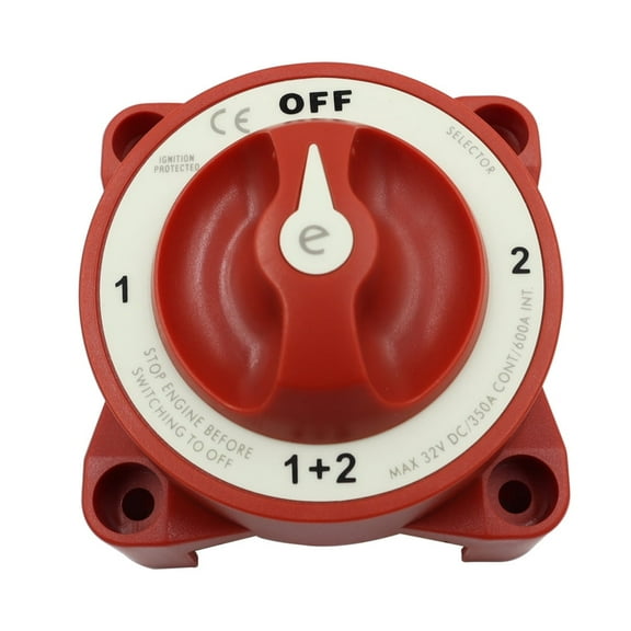 1 x 32V DC 350A 4 Position 9002E Marine Boat Battery Switch Selector 3/8" - 16