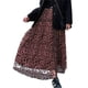 thumbnail image 3 of Falda Larga Plisada con Estampado de Leopardo para Mujer, Estilo Gótico Y2K, Cintura Alta, Volantes y Corte Fluido. Negro XL, 3 of 10