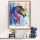 thumbnail image 2 of 5D DIY diamante pintura animal diamante punto de cruz hogar sala de estar dormitorio decoración de pared bordado de cristal Jumpingount HA6403-00B, 2 of 6