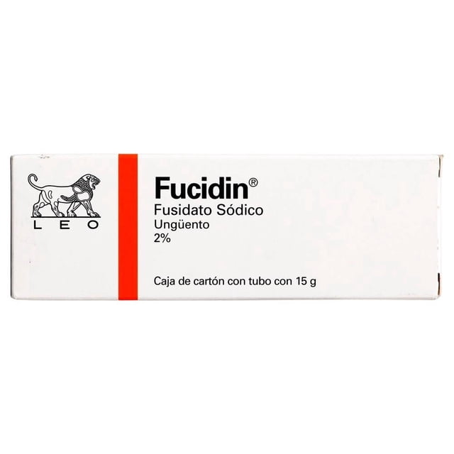 Fucidin Fusidato Sódico 2% caja con un tubo con 15g