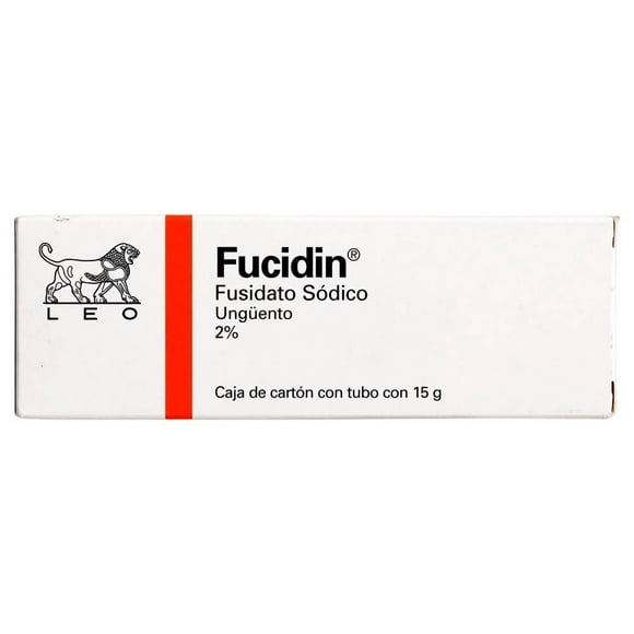 Fucidin Fusidato Sódico 2% caja con un tubo con 15g
