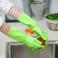 thumbnail image 3 of JWDX Gloves, Gloves Disposable Latex Free Clearance, Gloves Gloves Washing Hand Rubber Long Cleaning Warm Gloves Kitchen Latex Dish Washing Tool Dishes Gauntlets Kitchen Dining Bar Gn2B, 3 of 3