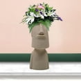 thumbnail image 4 of Resumen de Pascua Fernando Jardinera Suculentas estatuas Resina Con drenaje beige, 4 of 8
