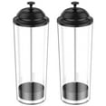 thumbnail image 6 of Ihvewuo Versatile Straw Organizer Container Convenient Straw Dispenser Straw Holder with Lid for Party Plastic Straw Organizer Container for Bar, 6 of 11