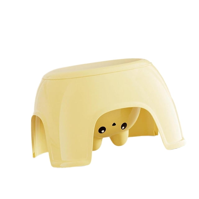 Silla para niños pequeños para mesa moderna multiusos antideslizante silla de dibujos animados para niños para amarillo