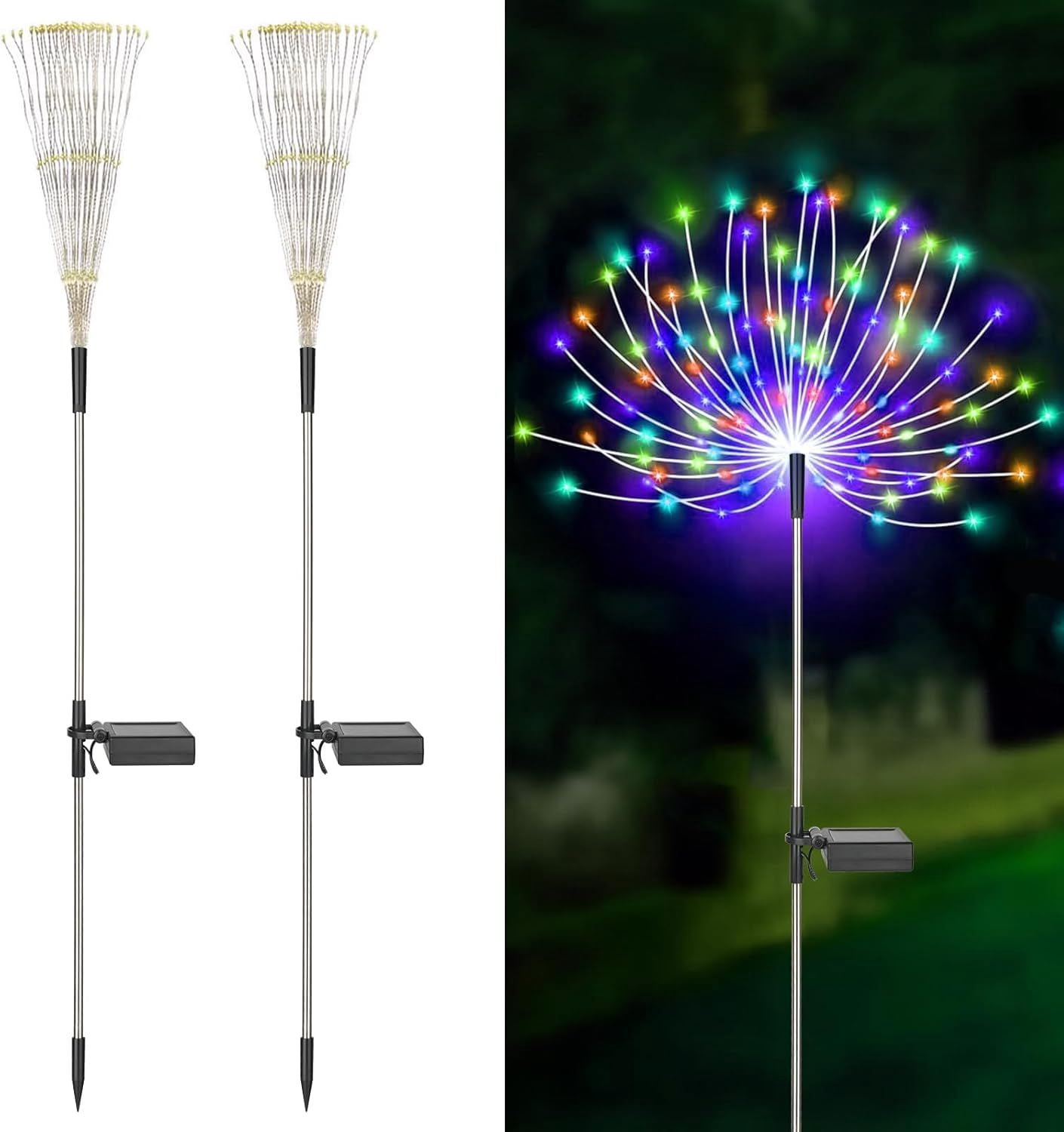 Solar Powered Swaying Firefly Lights with 2 Modes for Garden Yard Decor