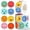 Multicolor02-3 Pack, variant on 1500 PCS Smiley Face Stickers Teachers Reward Stickers for Classroom 8 Colors Style Incentive Stickers Behavior Chart Stickers (1" Each, 3 Rolls)