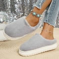 thumbnail image 7 of Gaexia Slippers for Women Fuzzy,Cozy Lined Slippers for and Indoor Outdoor Winter Warm Soft Comfortable On Shoes,Outdoor Slippers, 7 of 7
