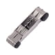 thumbnail image 2 of Soidarity Juego de cuchillas de regla de Metal, tornillo de calibre de tapón de rosca de de engranaje, reglas de medición plegables, Accesorios para instrumentos musicales, 2 of 6