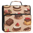 thumbnail image 5 of FORMRS Zipper Binder with Shoulder Strap 2-inch Ring 500 Sheet Capacity File Bag, Creamy Cake, 5 of 5
