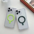 thumbnail image 5 of Pour iPhone 14 Pro Max 6,7 Pouces Étui Mince Transparent Compatible avec MagSafe Anti-Jaunissement Antichoc Anti-Rayures, Rouge, 5 of 5