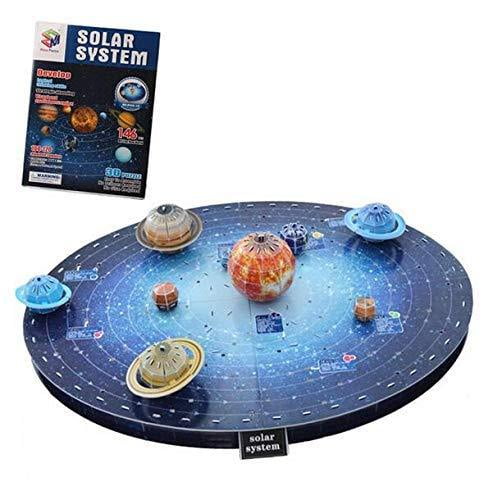 Solar System Model 3D Puzzle Kids Learning Education Puzzle Science Toy A 