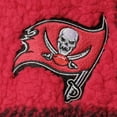 thumbnail image 4 of Women's G-III 4Her by Carl Banks Red Tampa Bay Buccaneers Sherpa Plaid Quarter-Zip Jacket, 4 of 4