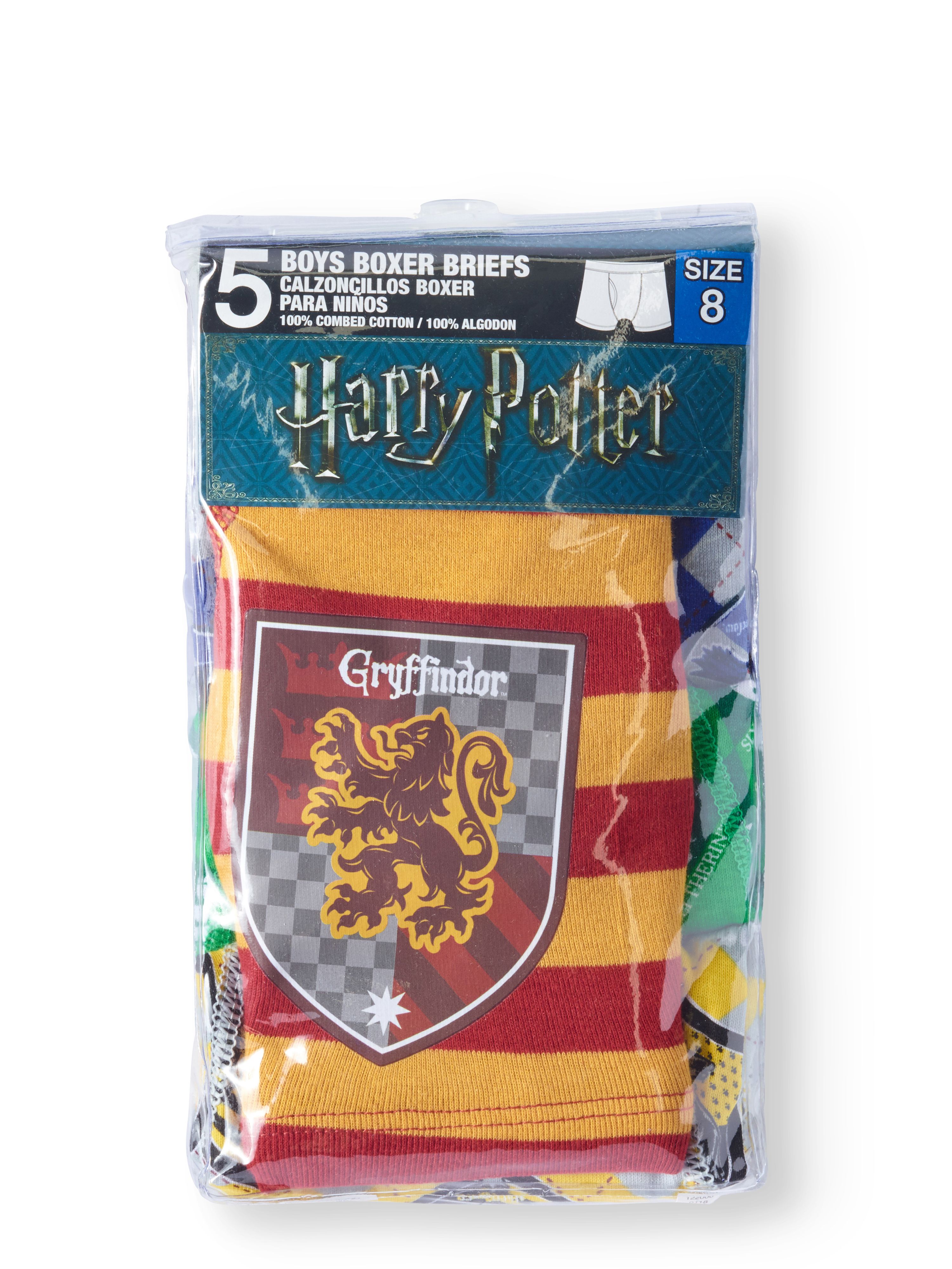 Harry Potter Boys Underwear, 5 Pack Boxer Briefs Sizes 4-8 - image 2 of 2