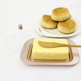 thumbnail image 3 of Zoie + Chloe Stainless Steel Butter Dish with Easy to Hold Lid, 3 of 6