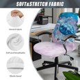 thumbnail image 6 of POLERO Brushed Elastic Fabric All-in-One Office Swivel Chair Protector Cover for Home Indoor Workspace, Anti Slip Non Slip Computer Chair Cover, Galaxy Sea Turtle, 6 of 7