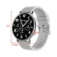 thumbnail image 3 of Electronic Gadgets Qwtwty Montre de Sport Appel Bluetooth et Synchronisation des Informations Surveillance du Sommeil Comptage des Pas Consommation de Calories Grand Écran Montre, 3 of 8
