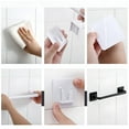 thumbnail image 7 of LAMIRO 2pcs Self Adhesive Towel Rod Bar Wall Bath Towel Holder Rail Rack Bathroom Towel Bar 15-inch No Drill Stick On Towel Rack,Easy Install with Self-Adhesive for Kitchen Bathroom, 7 of 7