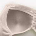 thumbnail image 5 of Front Closure Bras for Women Plus Size No Wire Bra for Senior Convenient Light Shaping Jacquard Bras for Older Women, 5 of 6