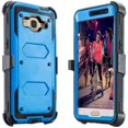 thumbnail image 2 of Funda para Galaxy J3, J3 (2016), carcasa rígida con absorción de impactos, carcasa completa, híbrida, resistente, con clip para cinturón, para J3, J3 (2016), J3 V, Express Prime, Amp Prime, Galaxy Sk, 2 of 5