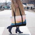 thumbnail image 4 of FORMRS Canvas Laptop Tote Bag for Women with 15.6" Computer Compartments Shoulder Handbag, Abstract Painting, 4 of 7