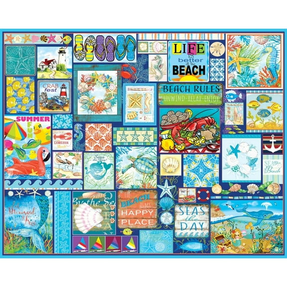 White Mountain Puzzles, Seas The Day 1000 Piece Puzzle