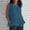 Blue, variant on TMOYZQ Women's Tank Tops Sleeveless Tunic Pleated Crew Neck Blouses Summer Dressy Casual Loose Spring T Shirts