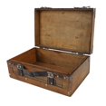 thumbnail image 3 of Vintage Portable Wooden Chest, Multifunctional, Distressed Style, for Storing Clothes, Toys, Photo Props, Small Size, 3 of 4