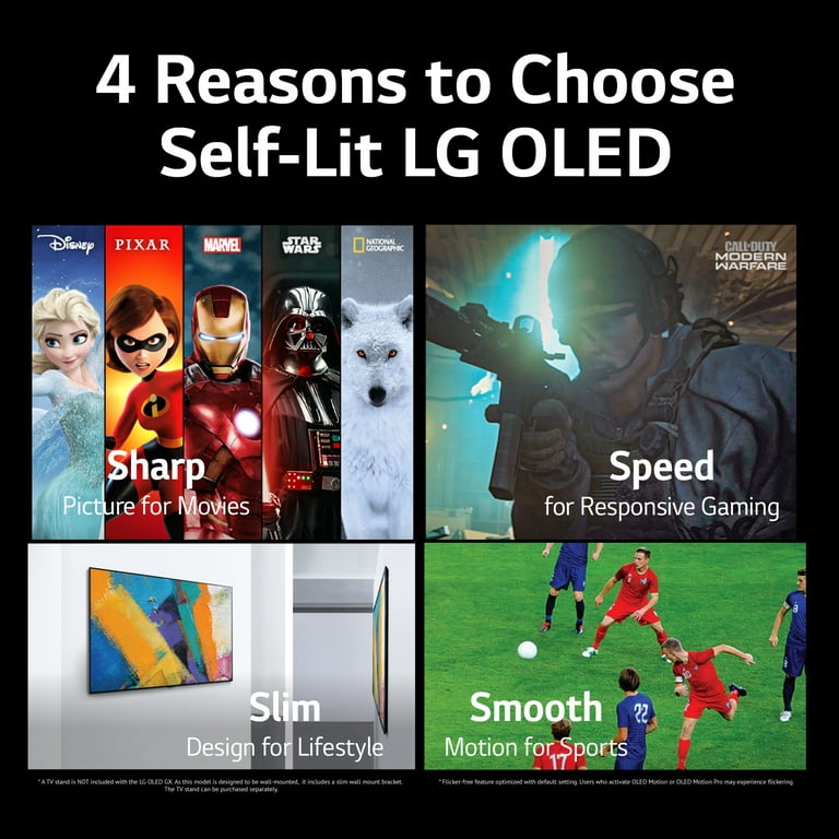 LG 77 Class 4K UHD Smart OLED C1 Series TV with AI ThinQ® OLED77C1PUB 