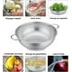 thumbnail image 4 of Juego de 3 Coladores de Acero Inoxidable, Coladores de Cocina, Escurridor de Comida, Escurridor de Pasta y Verduras, Juego de Colador Microperforado con Mango y Base para Escurrir, 4 of 7